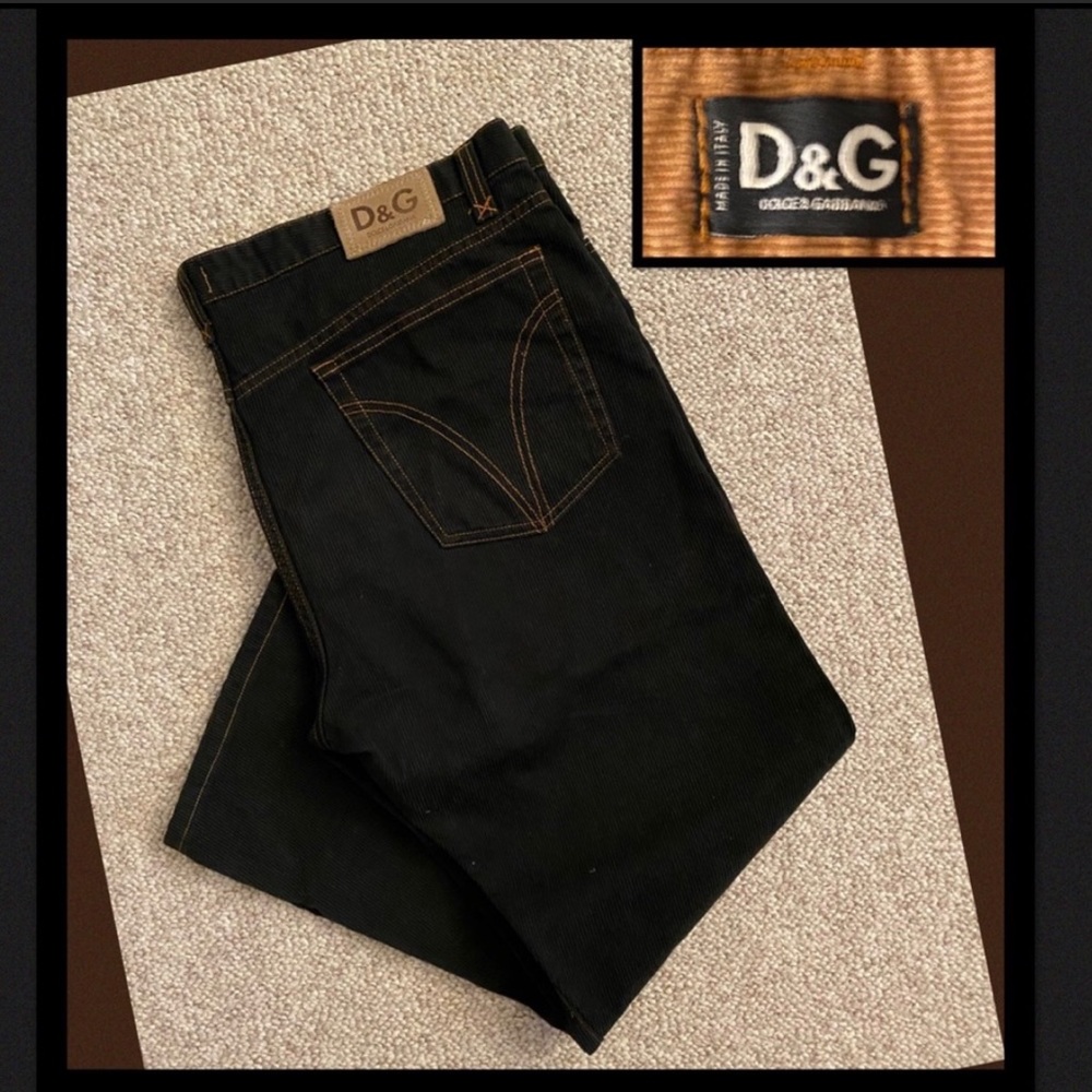 D&G Dolce Gabbana Corduroy Pants - Picture 2 of 7